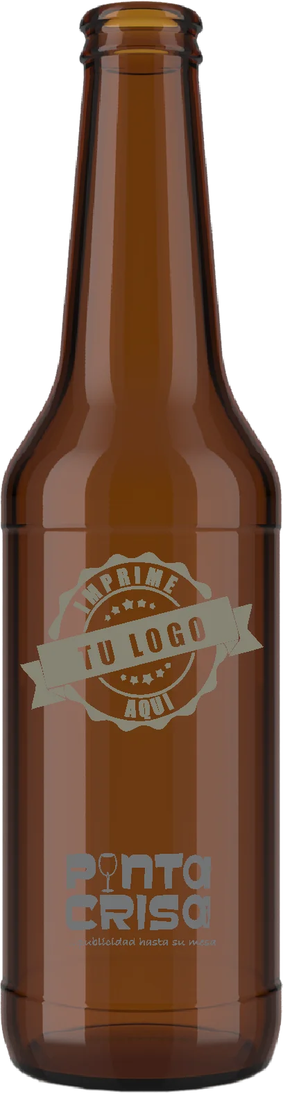 Botella Cervecera vitro #B12