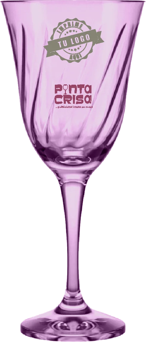 Copa Vino Lirio 8 1/2oz Morada