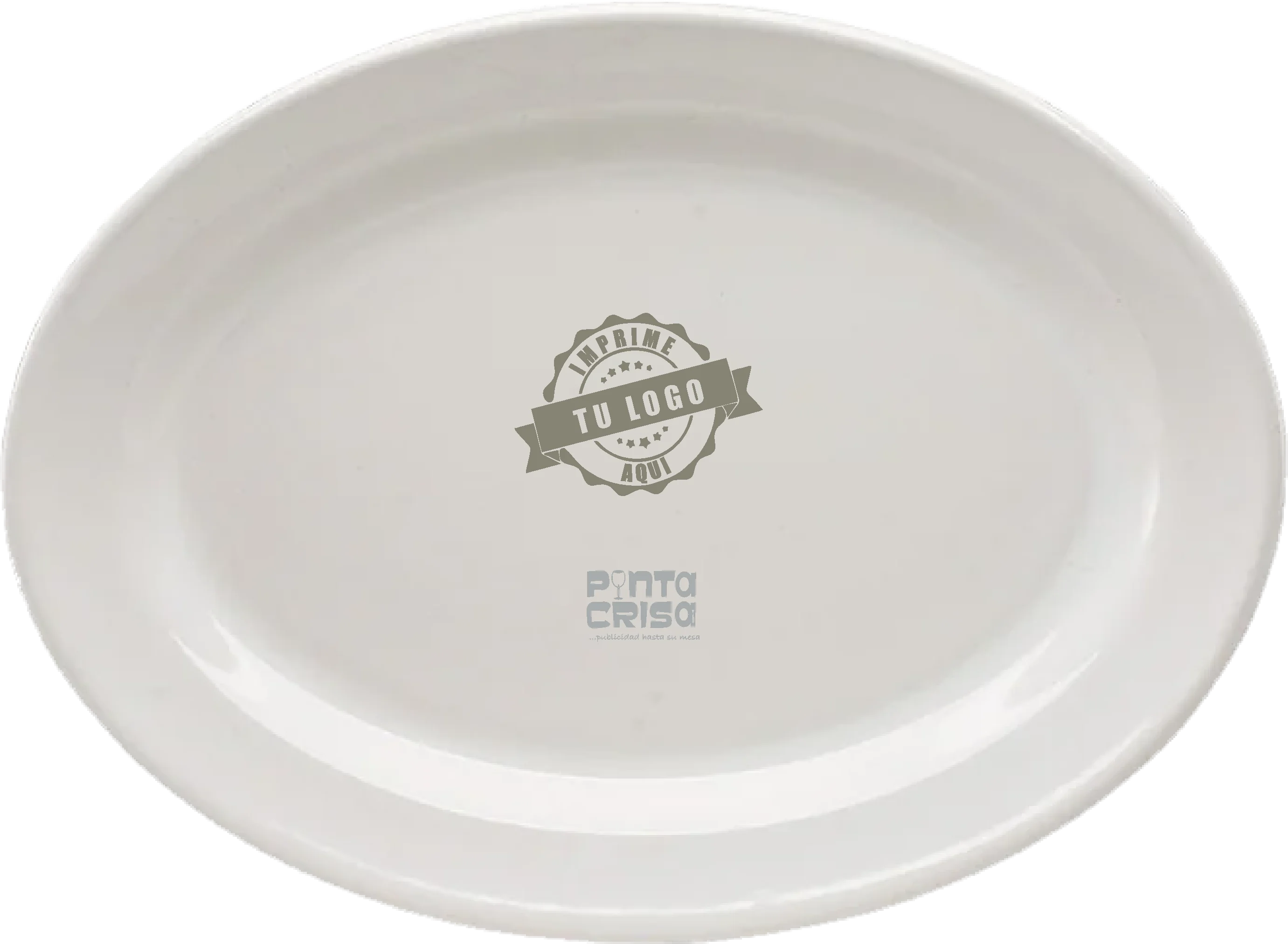 Plato Ovalado Glacial
